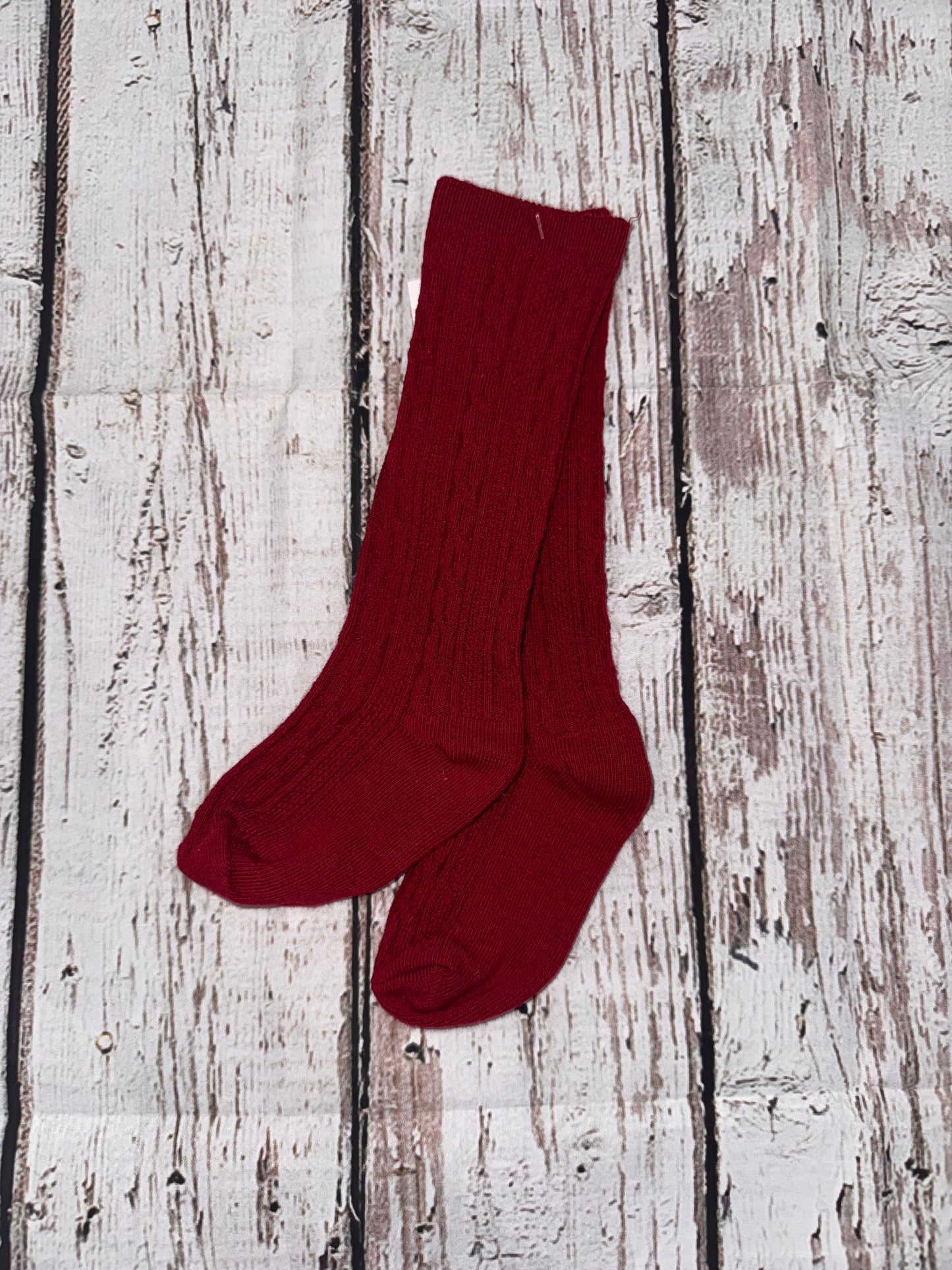 Baby Knit Knee High Socks
