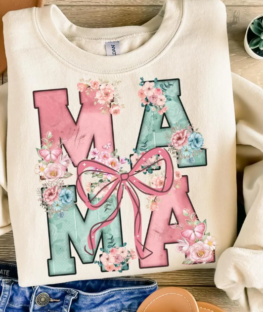 Floral Mama Mother's Day Shirt