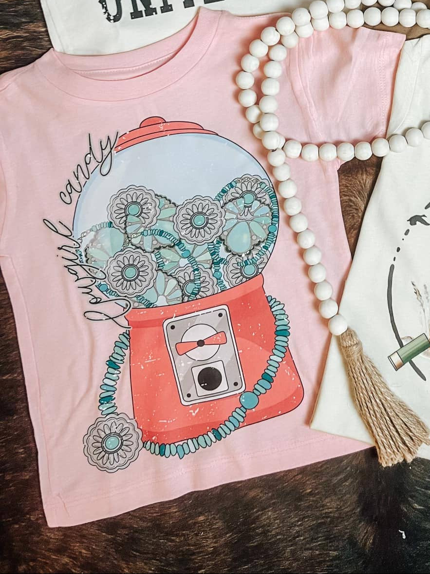 Girls Cowgirl Candy Tee