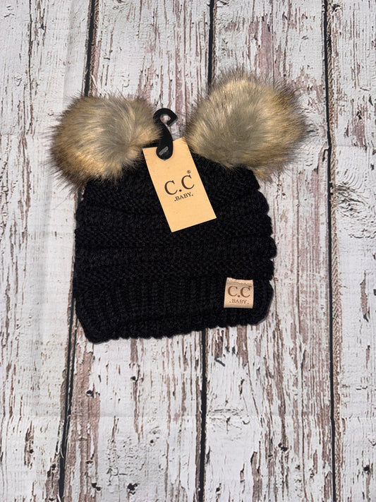 CC Infant Double Pom Beanie