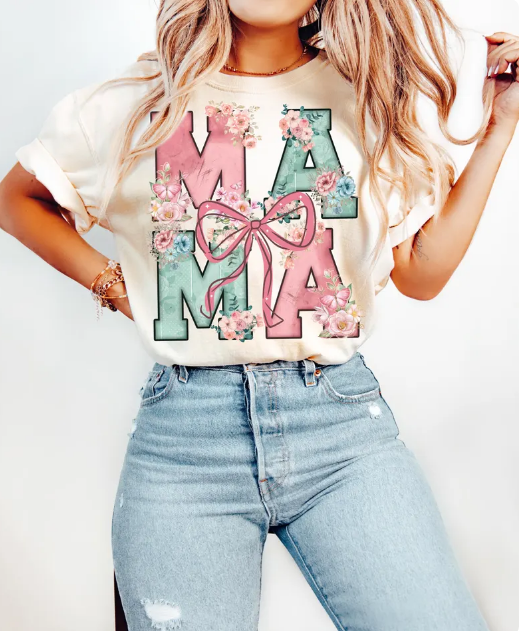 Floral Mama Mother's Day Shirt