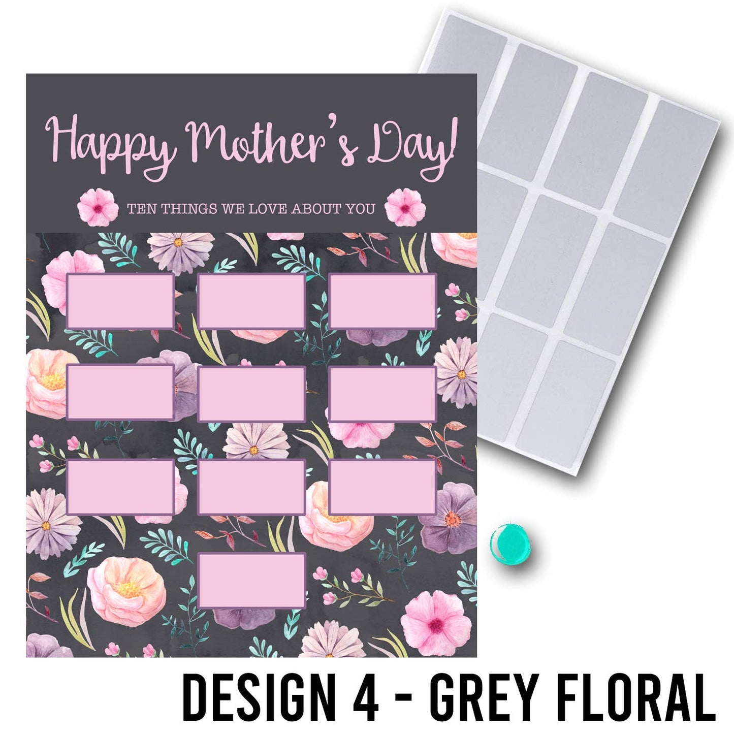 Mother's Day Scratch Off Card