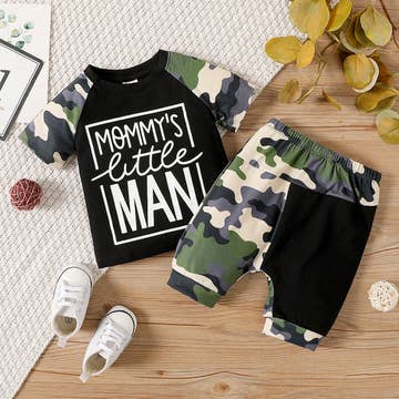 2pcs Mommy's Little Man Set